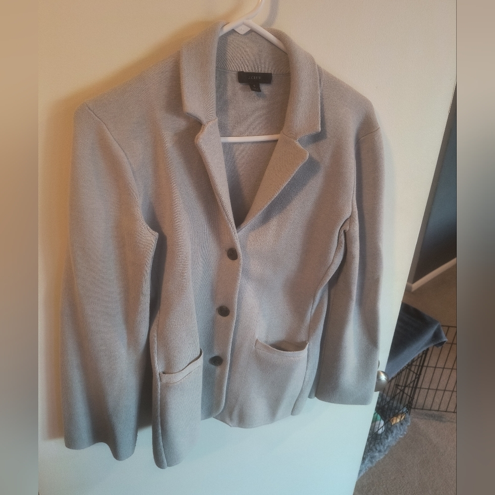 J. Crew Light Gray Women's Blazer